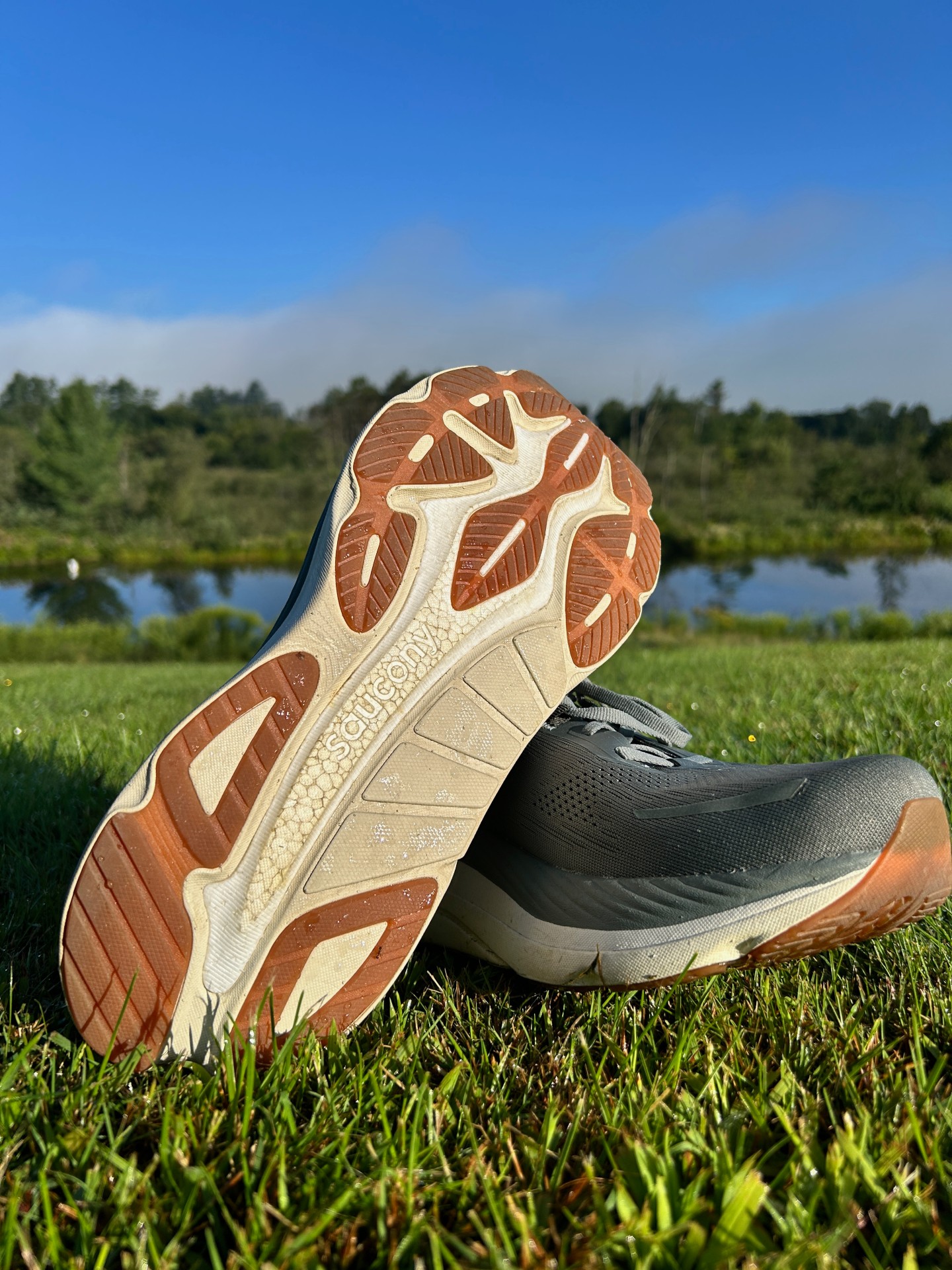 Sole view of Saucony Hurricane 24